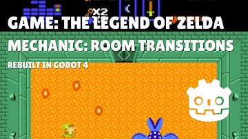 room transitions like the legend of zelda | rebuilt in godot 4