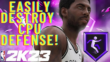 NBA 2k23 how to get past the CPU how to get to the rim dribbling guide