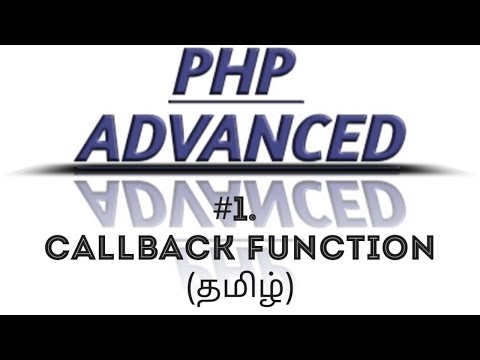 PHP Callback Function in Tamil | PHP Anonymous Function in Tamil