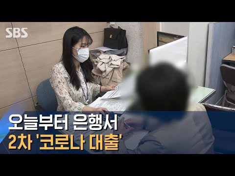 2차 &amp;#39;코로나 대출&amp;#39; 진행…재난지원금도 은행 접수 / SBS