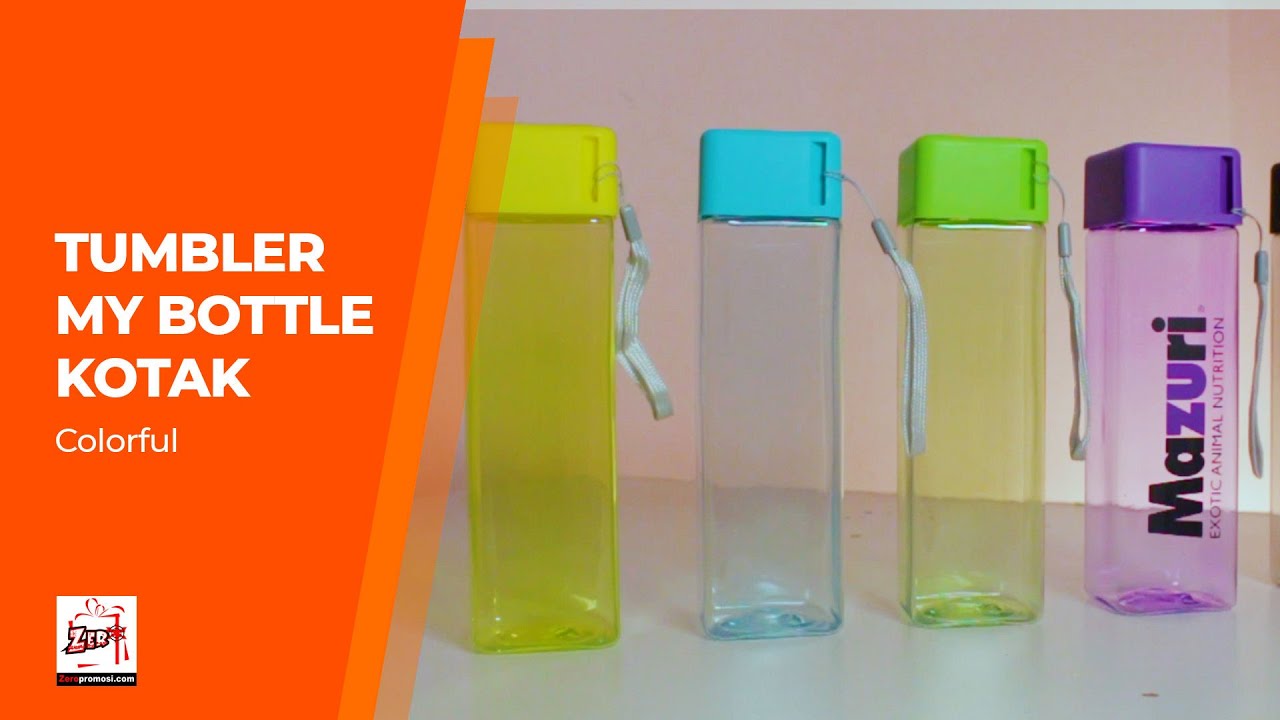 Souvenir Tumbler My Bottle Kotak Colorfull review by
