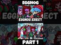 FNF - Eggnog erect old [PART 1] (FNF MOD) #shorts