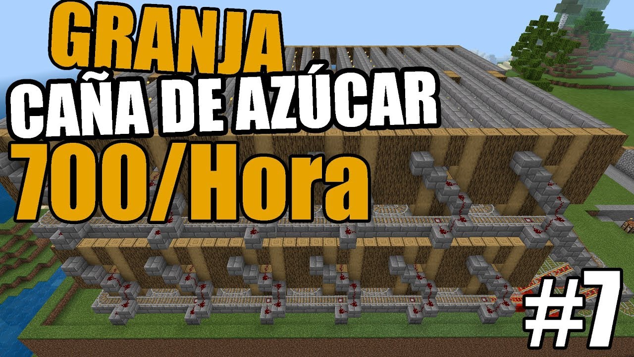 Granja De Cañas De Azucar Minecraft