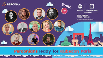 Percona at KubeСon Paris 2024
