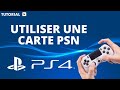 Comment utiliser une carte psn