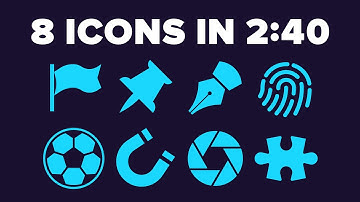 8 icons in 2 mins 40 secs