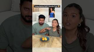 WE DID NOT EXPECT THIS😨 #shorts #couple #food #katrinakaif