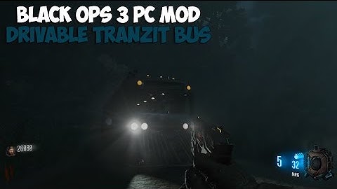 Black Ops 3 Mod Tools - Drivable Tranzit Bus (BO3 PC Custom Map Mod)
