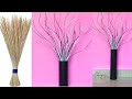 Room decor with broom sticks | Broom stick craft | Broom sticks reuse ideas | Room decoration ideas