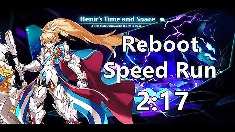 【엘소드/Elsword TW】Reboot Comet Crusader Henir