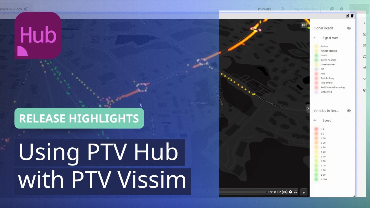 Using PTV Hub with PTV Vissim | Product Demos - YouTube