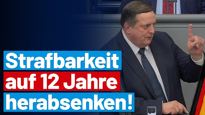 Rainer Galla fordert die Herabsetzung der Strafmündigkeit auf 12 Jahre! - AfD-Fraktion im Bundestag
