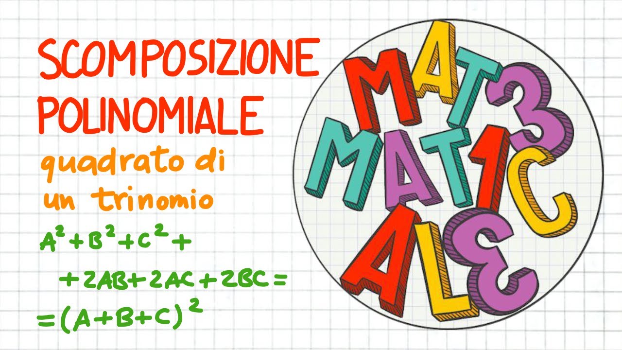 SCOMPOSIZIONE POLINOMIALE - quadrato di un trinomio                     _ SP25