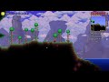 idiot tries to golf across the whole world in Terraria