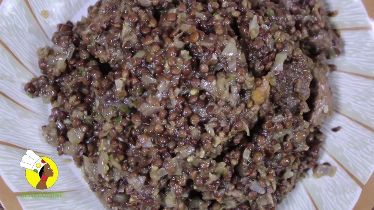 Lentilles à la viande - Recette sénégalaise