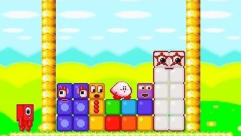Kirby in Numberblocks Tetris 5