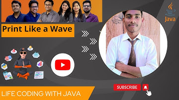 Print Like a Wave #java