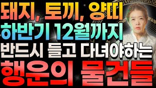 돼지 토끼 양띠가 12월까지 반드시 들고 다녀야하는 행운의 물건…