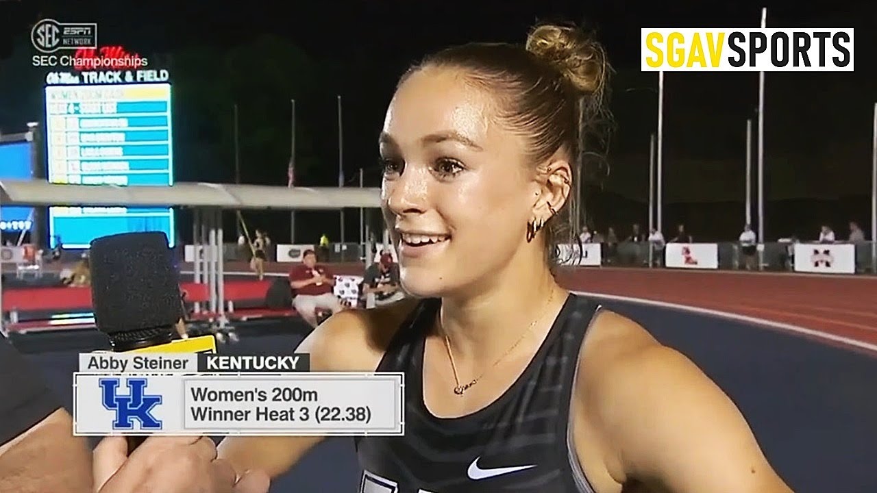 Abby Steiner Women's 200 Meter Prelims 22.38 SEC Outdoor Track and