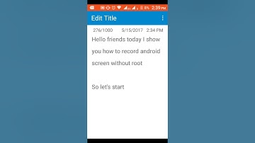 How to record android screen (no root)