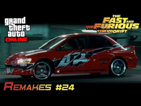 Fast And Furious Tokyo Drift Sean S 06 Mitsubishi Lancer Evolution Ix Gta Online Sultan Rs Youtube