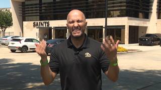 VIDEO REPORT: Saints in pads for first time this camp, rookie WR Barion Brown makes splash plays