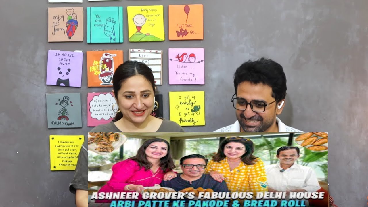 Pak Reacts Ashneer & Madhuri Grover Ka Delhi House, 10 Cr Dining Table Story Aur Garma Garam Snacks