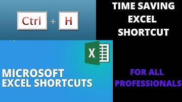 Excel Shortcut | Replacing words | Excel tip | For every professional