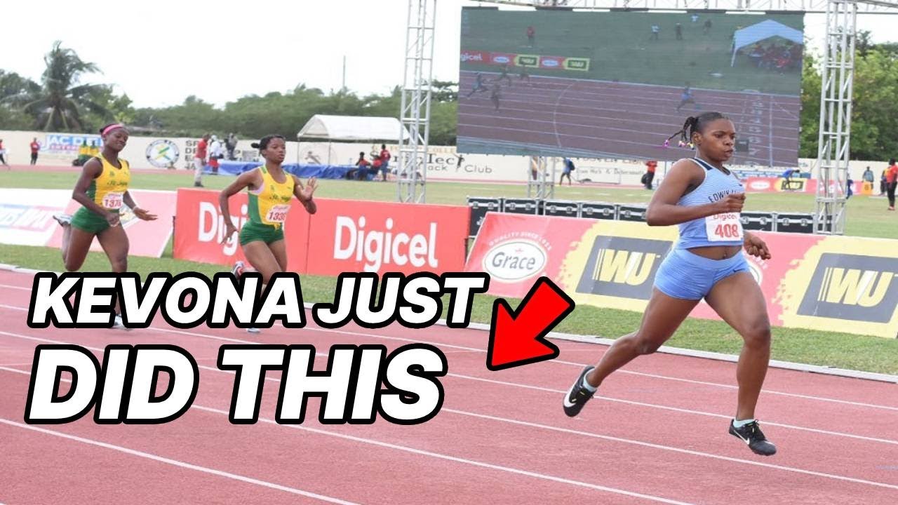 Jamaica Does It Again.....Kevona Davis Runs Insane 10.95.