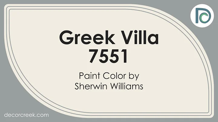 Greek Villa SW 7551 by Sherwin Williams