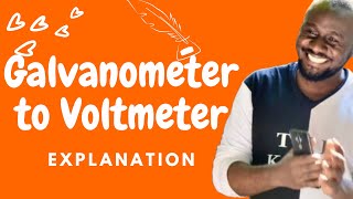 How to convert a galvanometer/ milliammeter  to voltmeter by Kisembo Physics