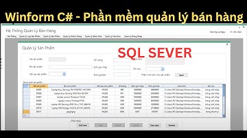 Code winform c# phần mềm quản lý bán hàng csdl sql sever