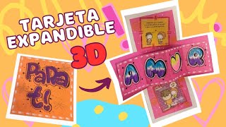  Cómo Hacer Una Tarjeta Expandible 3D - Hola Paola