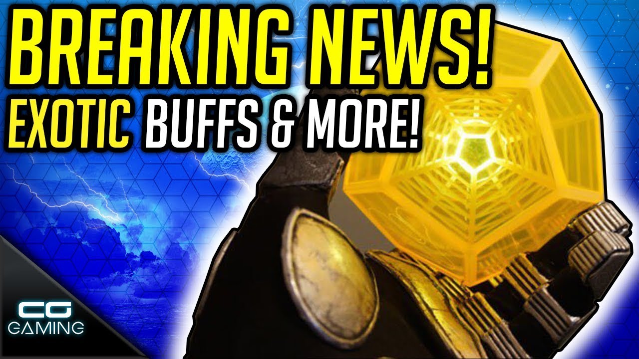 Destiny 2 News Update | Exotic Armor Buffs! | Q&A Escalation Protocol