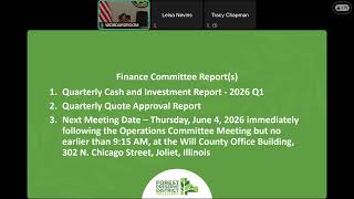 Board of Commissioners Operations Committee, Finance Committee Meetings, May 7, 2026