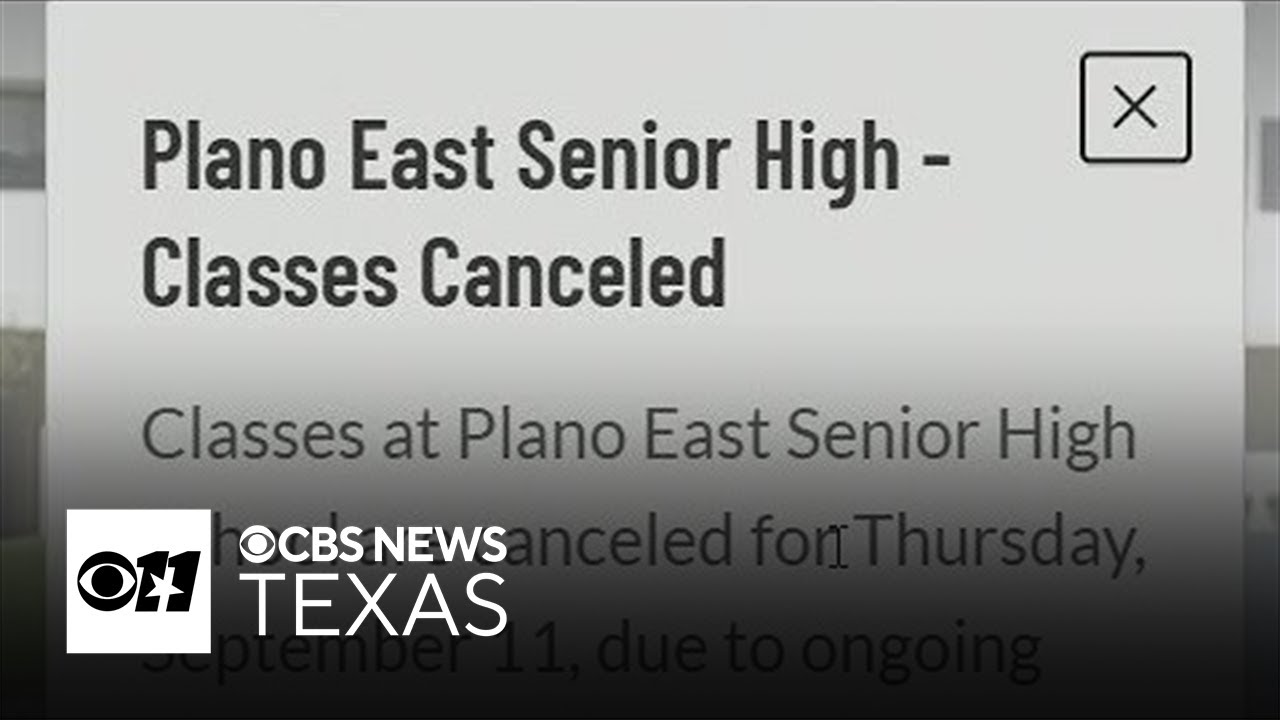 Classes canceled at Plano East Senior High School due to power outage