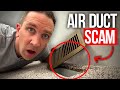 Air duct cleaning scam exposed