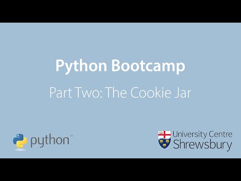 Python Bootcamp Part Two: The Cookie Jar