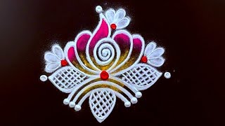 2 Attractive Mini Rani Designs New Viral Rani Designs New Kolam Designs With Dots