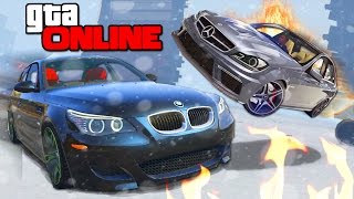 картинка: САМЫЕ ЭПИЧНЫЕ ГОНКИ ПО СНЕГУ В GTA 5 ONLINE (ГТА ГОНКИ) #156