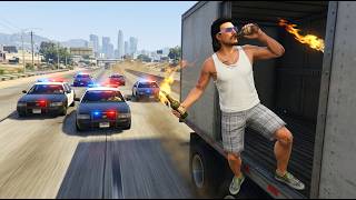Running From The Police in GTA 5 RP | #BucketThon Day 320