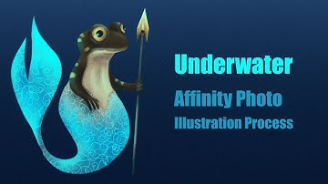 Underwater | Character painting process | Affinity