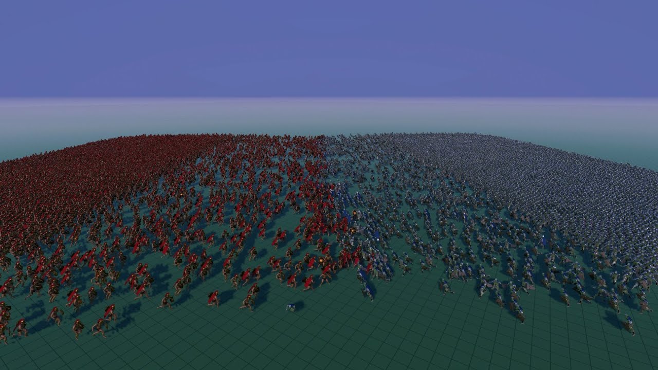 9.000 SPARTANS vs 9.000 HEAVY KNIGHTS - Ultimate Epic Battle Simulator