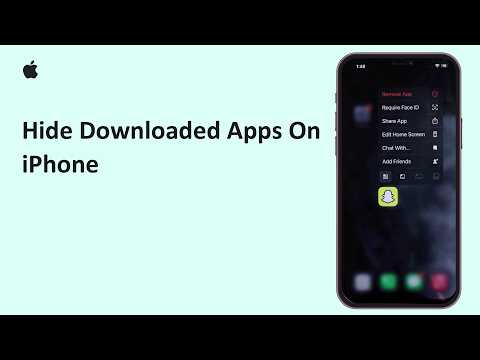 How To Hide Downloaded Apps On iPhone 2026 | Manage Hidden Apps On iOS