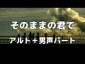 【合唱曲】そのままの君で  (混声三部合唱) /ソプラノ無し  パート練習用【歌詞付き】