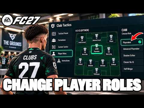 FC 27: How to Change Player Roles in Tactics in Clubs
