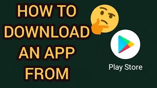 HOW TO DOWNLOAD AN APP FROM GOOGLE PLAY STORE || VIVO Y71 || FOR ALL ANDROID PHONES screenshot 3