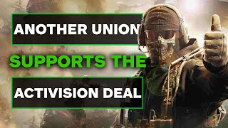 Another Union Supports the Activision Microsoft Deal