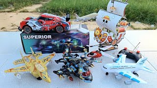 Unboxing And Test Pesawat Terbang,Helikopter Terbang,Pesawat Jets,Aircraft,Kapal Laut,Car Remote