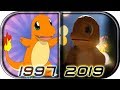 EVOLUTION of 🔥CHARMANDER🔥 in Movies Cartoons Anime TV (1997-2019) Pokémon: Detective Pikachu scene